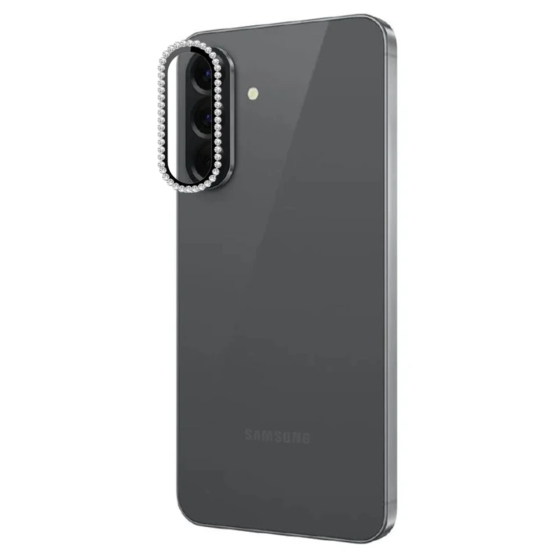 محافظ لنز دوربین طرح نگین دار مناسب برای گوشی موبایل سامسونگ Galaxy A56