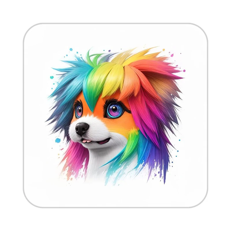 زیر لیوانی کاکتی طرح حیوانات رنگی مدل mp26949