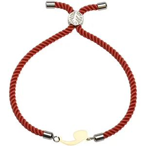 دستبند طلا 18 عیار زنانه الن نار مدل طرح و ELN2285