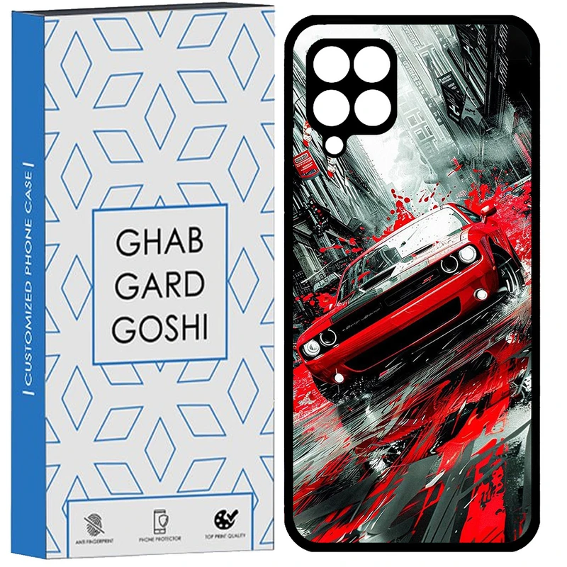 کاور قاب گارد گوشی طرح ماشین کد TPU-091 مناسب برای گوشی موبایل سامسونگ Galaxy A12 / M12