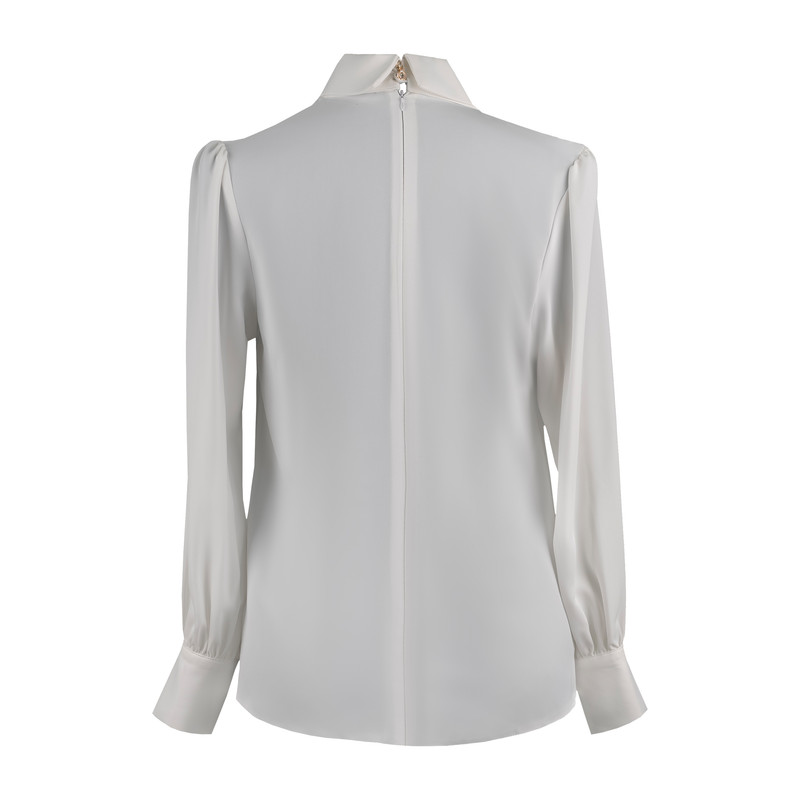 بلوز آستین بلند زنانه مدل یقه برگی 1