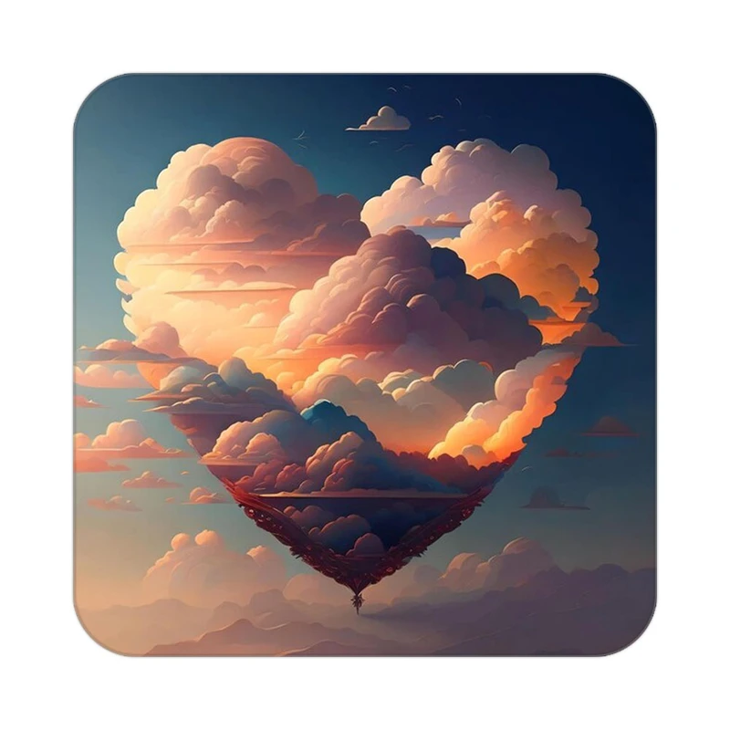 زیر لیوانی کاکتی مدل عاشقانه کد mp12049