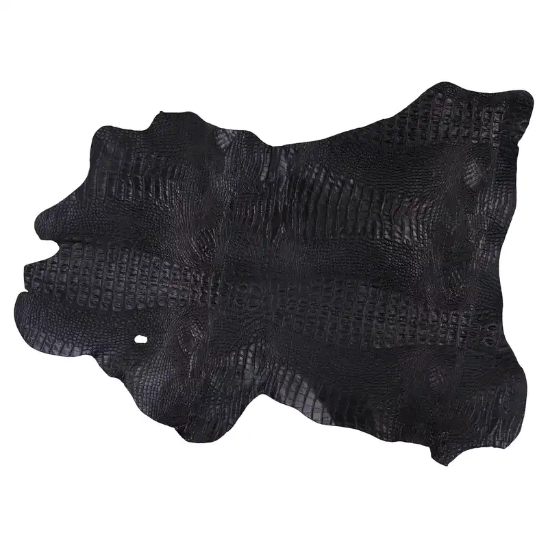 چرم طبیعی مدل بزی کورکودیل کد 02G002C