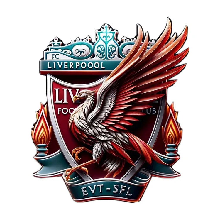 استیکر پارچه و لباس پاد آفرین مدل لیورپول کد 493