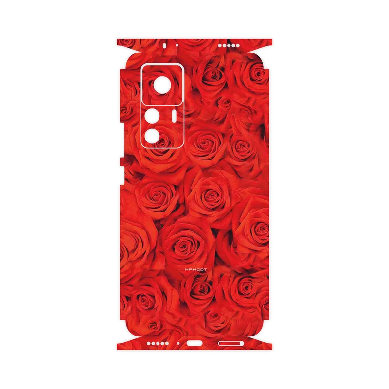 برچسب پوششی ماهوت مدل Red_Flower-FullSkin مناسب برای گوشی موبایل شیائومی 12T