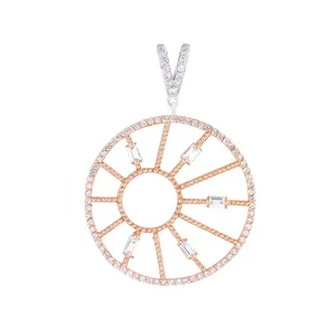 آویز گردنبند طلا 18 عیار زنانه مدل 13409