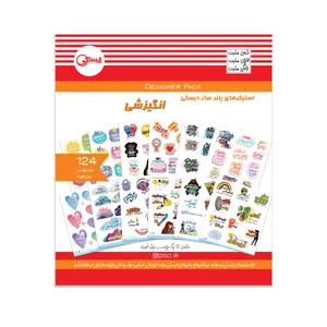 برچسب دیسکی مدل انگیزشی مجموعه 124 عددی