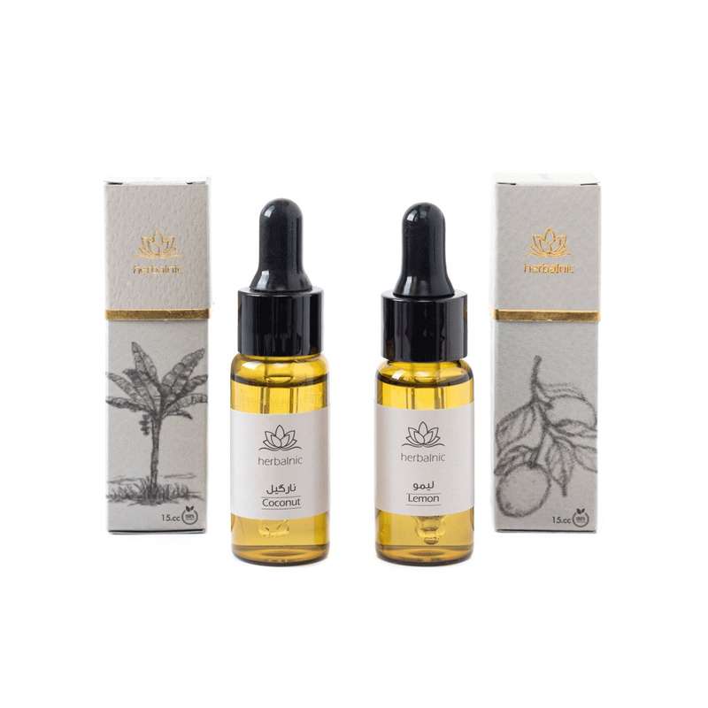 روغن صورت هربال نیک مدل دلبر زیبا حجم 15 میلی لیتر مجموعه 2 عددی