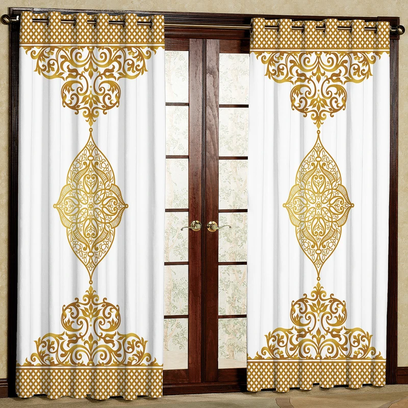 پرده مدل مخمل پانچی کد 1960T2 سایز 200x140 سانتی متر