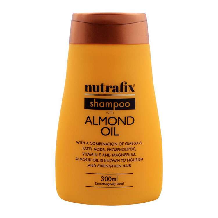شامپو مو نوترافیکس مدل almond oil حجم 300 میلی لیتر