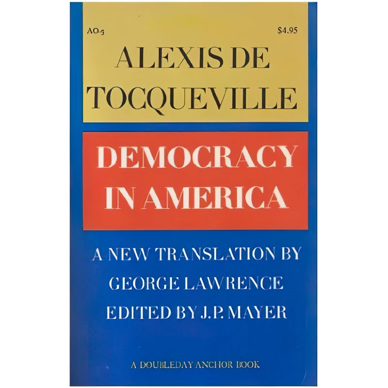 کتاب Democracy in America اثر Alexis de Tocqueville انتشارات Anchor