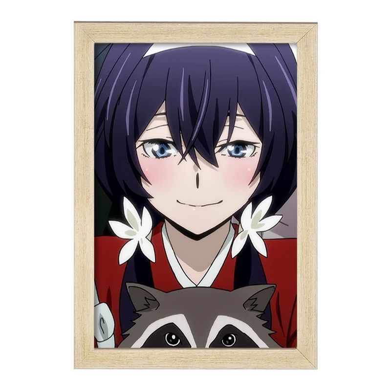 تابلو خندالو مدل کیوکو انیمه سگ های ولگرد بانگو  کد 15645