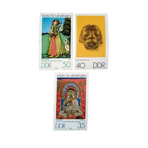 تمبر یادگاری مدل مینیاتور هندی  کد DS2426 مجموعه 3 عددی