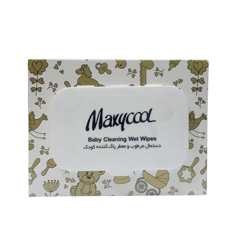 دستمال مرطوب ماکسی کول کد 03 بسته 40 عددی