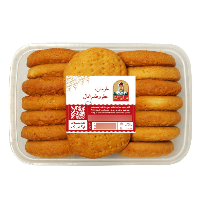 کوکی زنجبیلی خانگی مارجان - 500 گرم