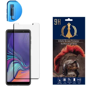  محافظ لنز دوربین اینفینیتی مدل PRO MAX مناسب برای گوشی موبایل سامسونگ Galaxy A7 2018 / A750 به همراه محافظ صفحه نمایش