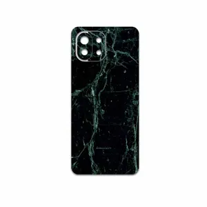 MAHOOT Graphite-Green-Marble Cover Sticker for Xiaomi 11 Lite 5G NE