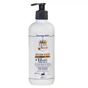 ماسک مو لوکسی رز مدل Energy Hair حجم 500 میلی لیتر 