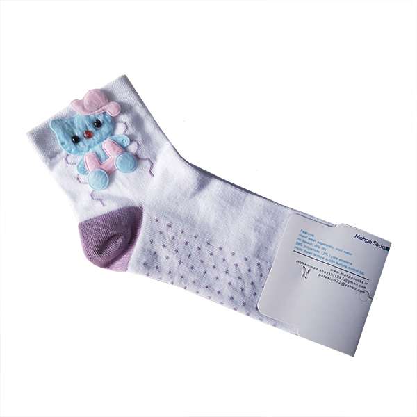 جوراب دخترانه مهپا مدل عروسکی کد 05 