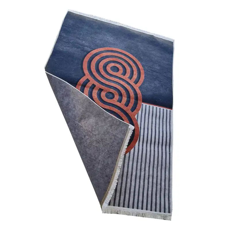 فرش پارچه ای مدل فرشینه طرح اتاق بزرگسالان کد 202