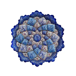 بشقاب میناکاری مسی کد 1B9