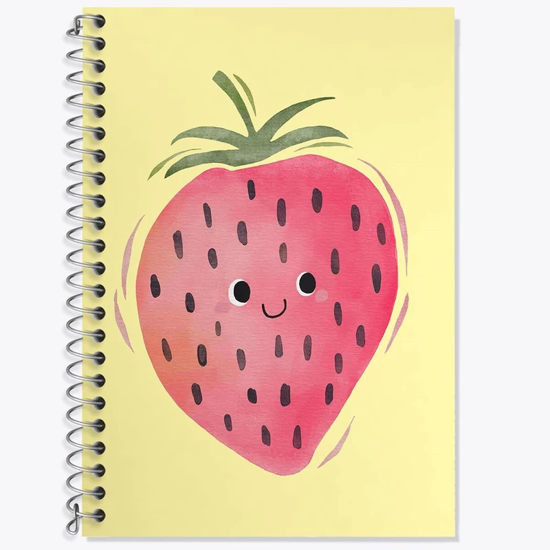 دفتر لغت 50 برگ خندالو مدل توت فرنگی کد 28411