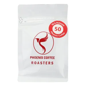 دانه قهوه 50 درصد ربوستا قهوه ققنوس - 250 گرم