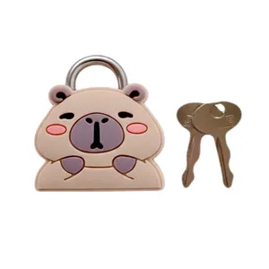 قفل آویز مدل سیلیکونی فانتزی طرح خرس کاپی بارا