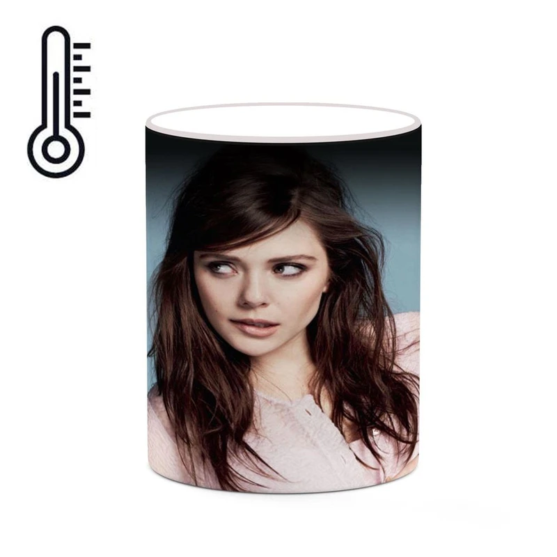 ماگ حرارتی کاکتی طرح الیزابت اولسن Elizabeth Olsen مدل mgh25831