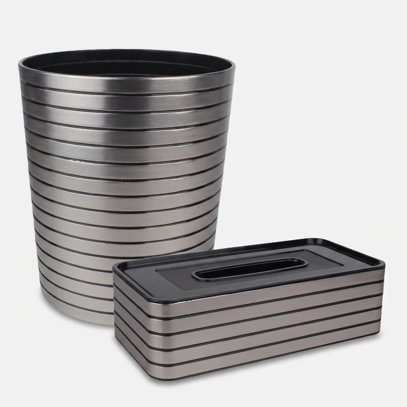 ست سطل و جای دستمال کاغذی کد 990003