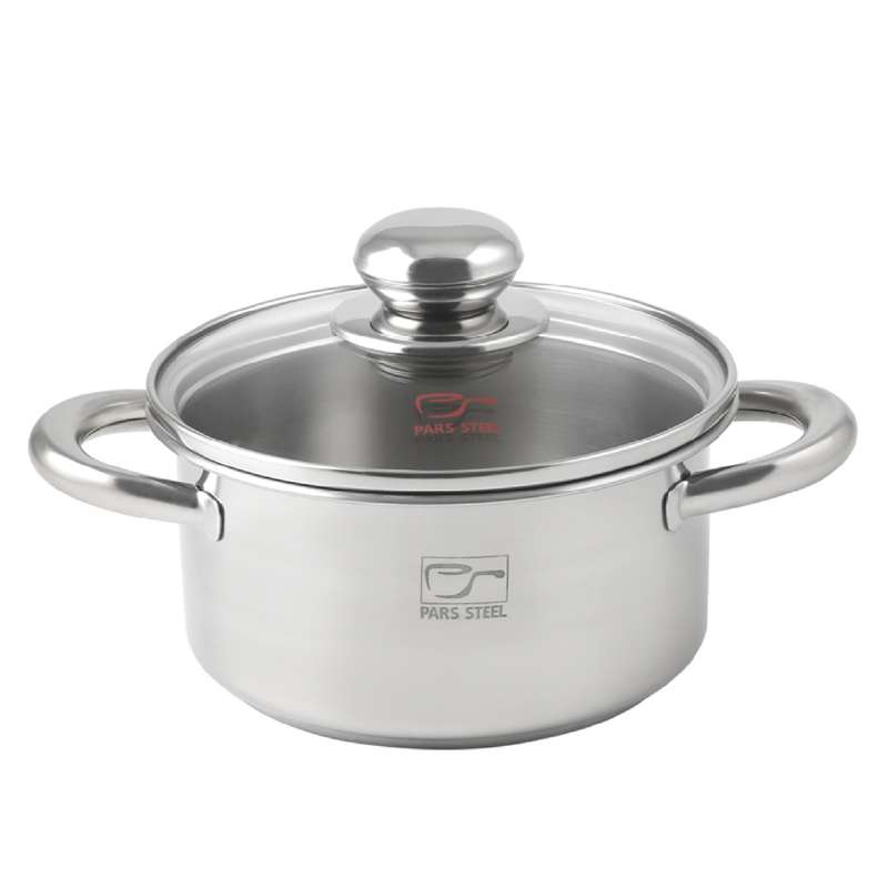 قابلمه پارس استیل مدل سه لایه کد 160 سایز 16