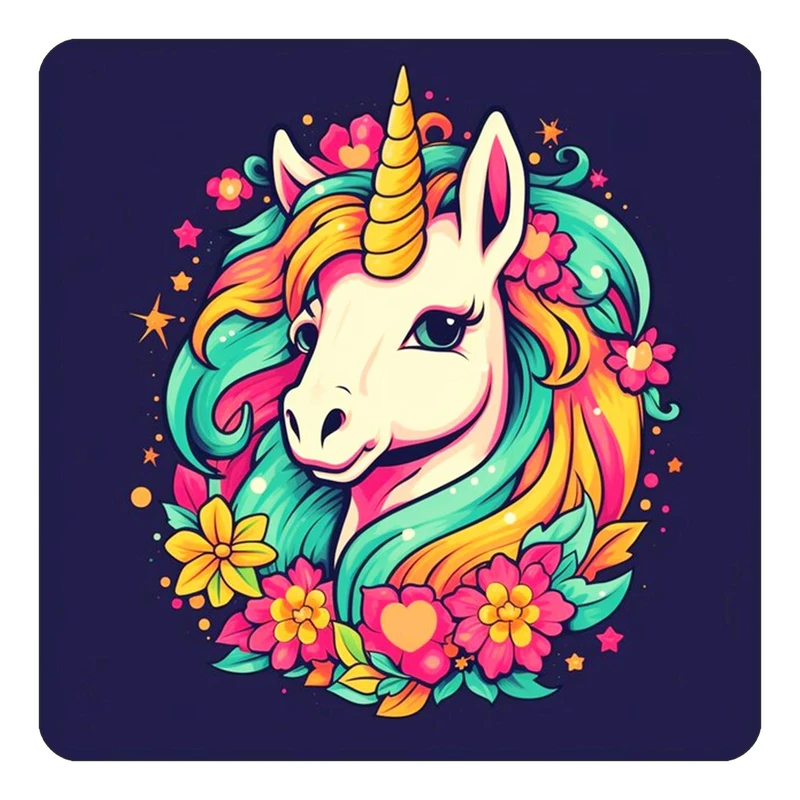 مگنت کاکتی طرح اسب تک شاخ و یونیکورن مدل mp30118