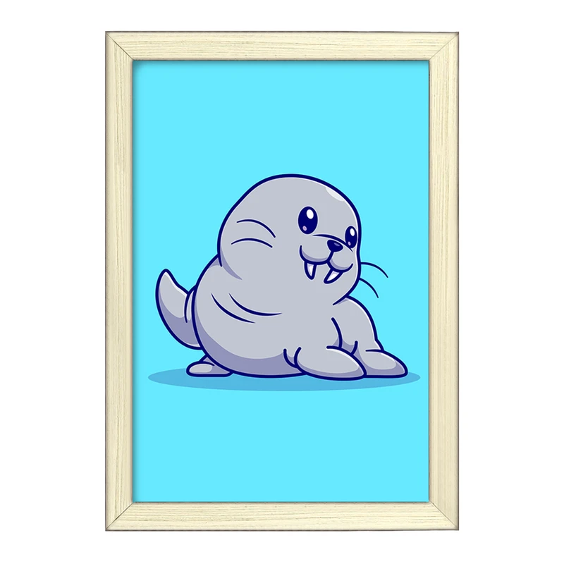 تابلو خندالو طرح حیوانات بامزه فک کد 29670