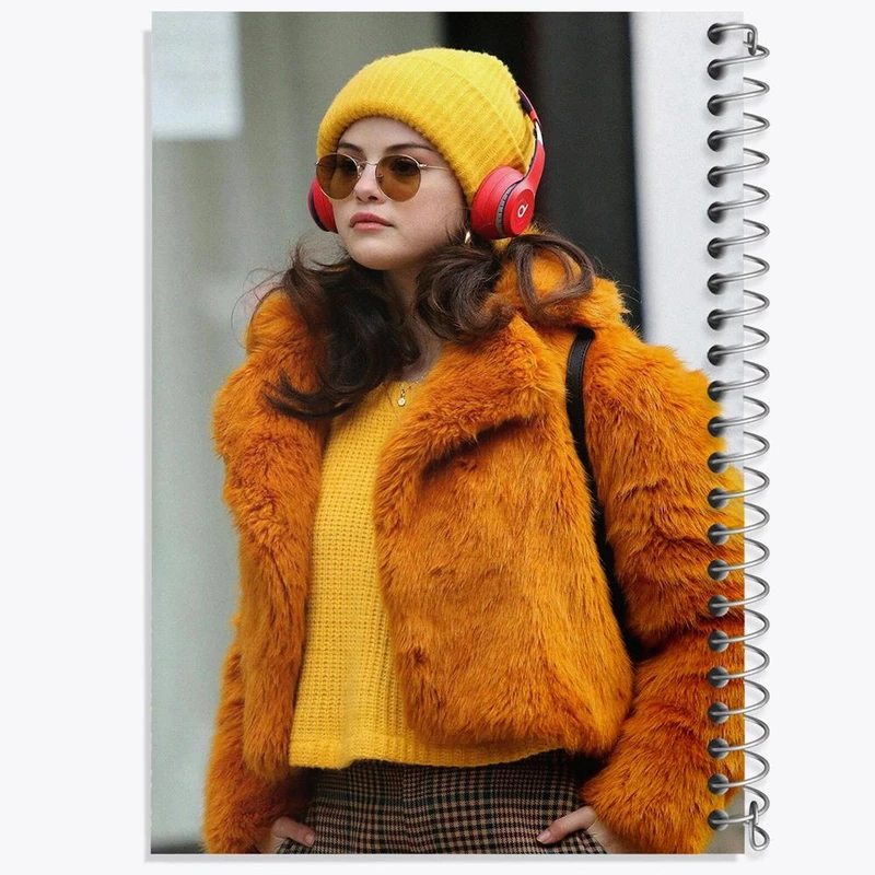 دفتر مشق 100 برگ خندالو طرح سلنا گومز Selena Gomez کد 19199