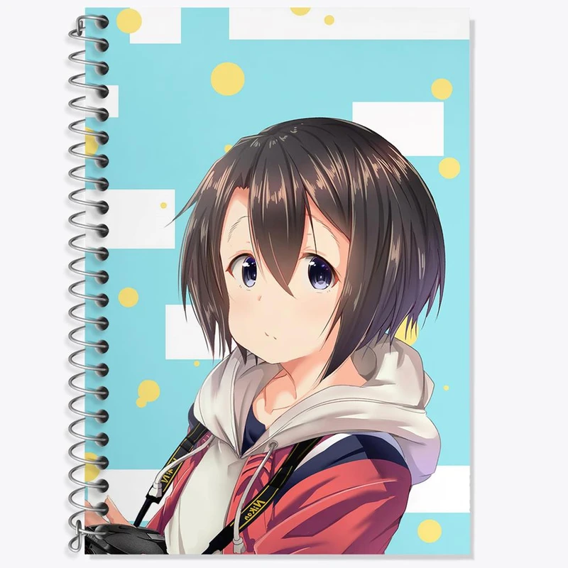 دفتر زبان 50 برگ خندالو مدل سه خط طرح یوزورو نیشیمیا انیمه سایلنت ویس A Silent Voice کد 15791