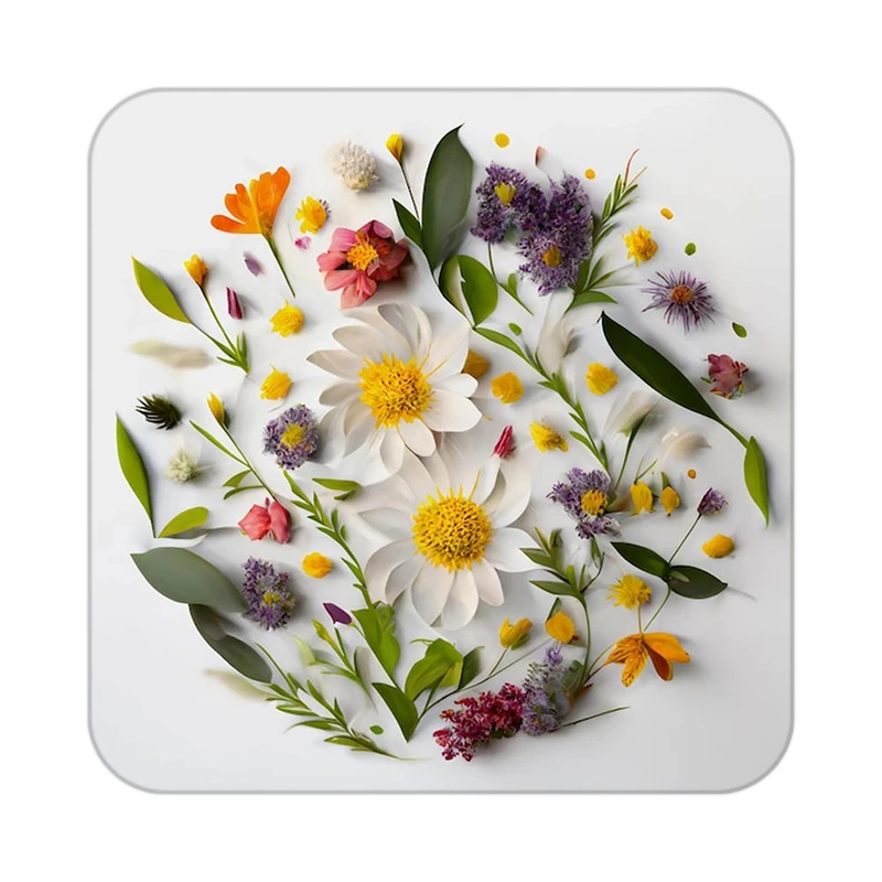 زیر لیوانی کاکتی طرح گل مدل mp16066