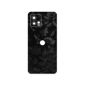 MAHOOT Black-Wildflower Cover Sticker for Motorola Moto G72