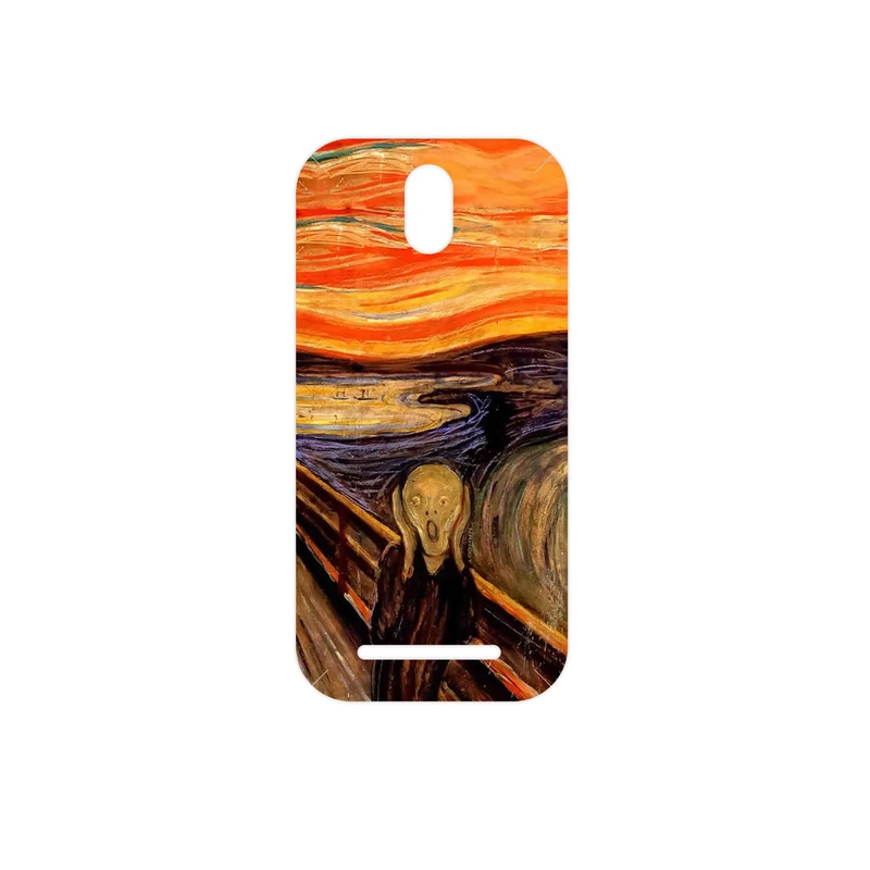 برچسب پوششی ماهوت مدل The Scream of Munch مناسب برای گوشی موبایل اچ تی سی Desire 500