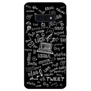 Megafone Social Media 1898 Cover For Samsung Galaxy S10 E