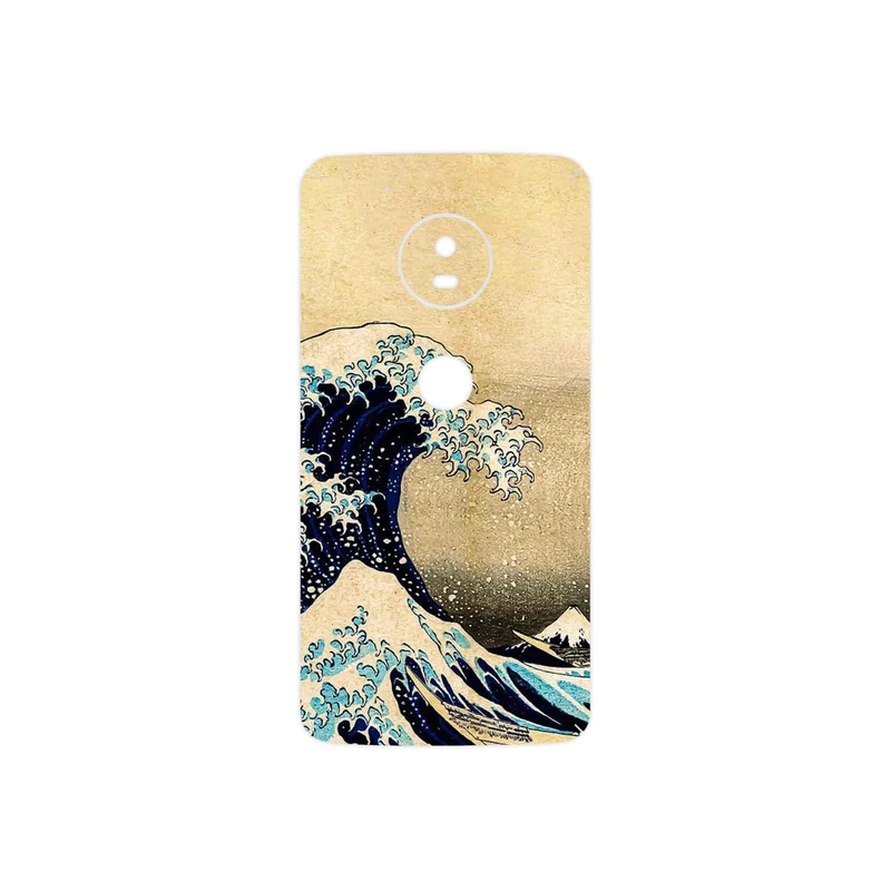 برچسب پوششی ماهوت مدل The Great Wave off Kanagawa of Hokusai مناسب برای گوشی موبایل موتورولا Moto G5