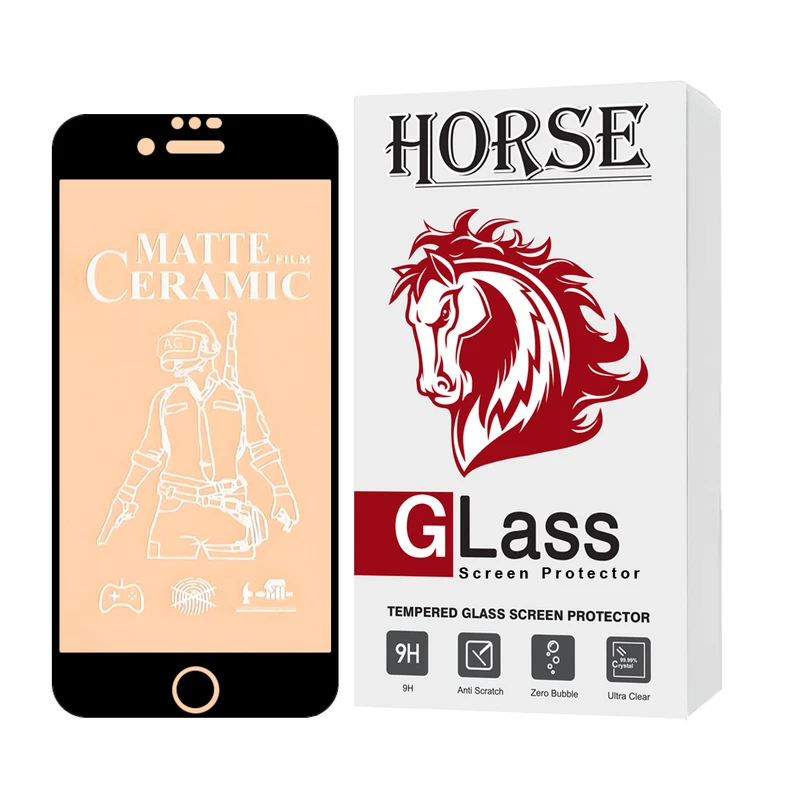 محافظ صفحه نمایش سرامیکی مات هورس مدل CERMAH مناسب برای گوشی موبایل اپل iPhone 8 / iphone 7 / iPhone SE 2020 / iPhone SE 2022