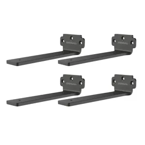 پایه نگهدارنده شلف دیواری دینیال مدل صنعتی کد DN25 مجموعه چهار عددی