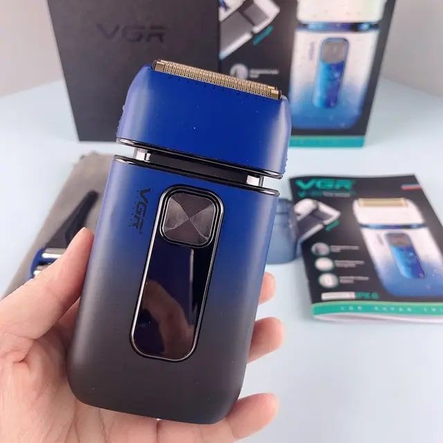 ماشین اصلاح موی صورت شارژی وی جی ار مدل V362 -  - 3