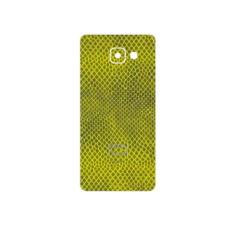 برچسب پوششی ماهوت مدل Yellow Snake Skin مناسب برای گوشی موبایل سامسونگ Galaxy A5 2016