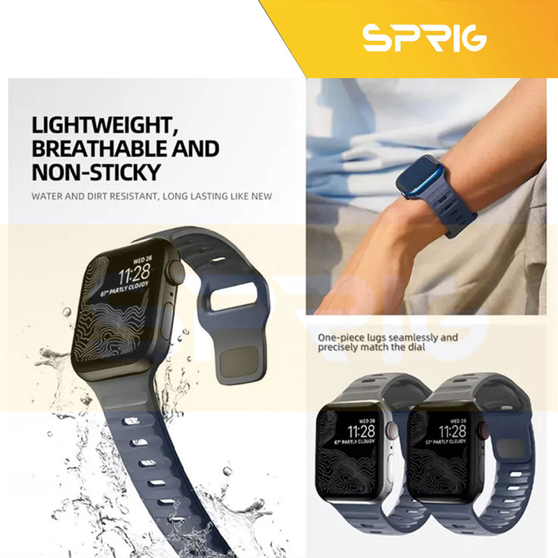 بند اسپریگ مدل Spig Sport strap مناسب برای اپل واچ سری 1/2/3/4/5/6/7/8/9/SE/Ultra سایز 42/44/45/49 میلی متری