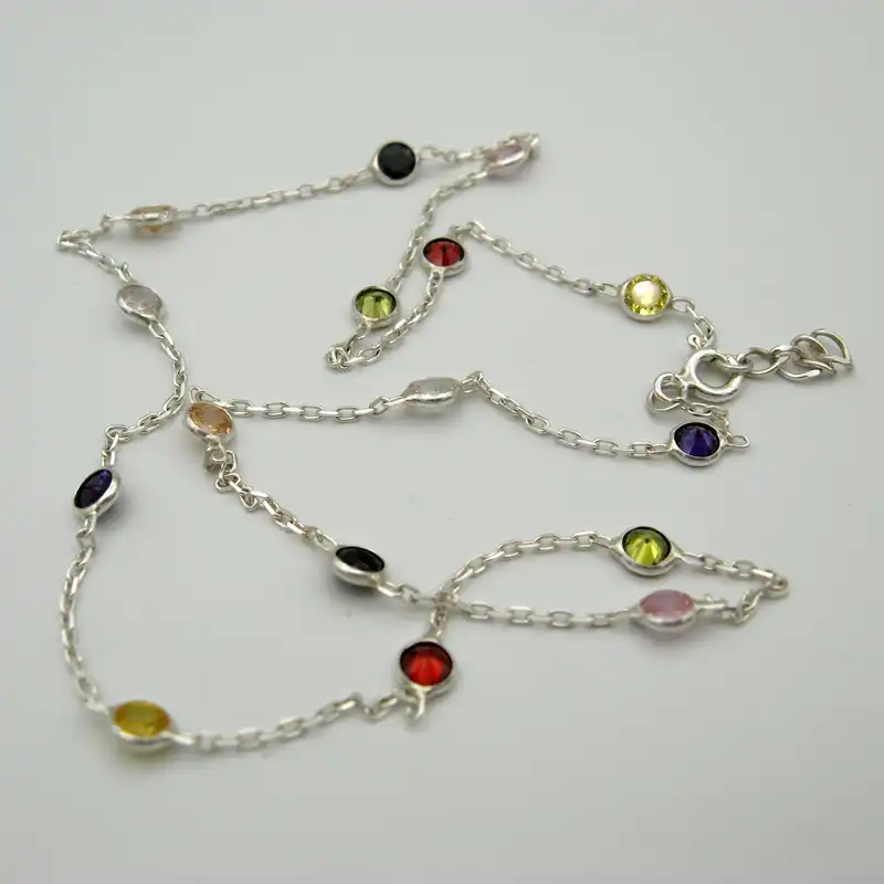 گردنبند نقره زنانه مانچو مدل sf6016