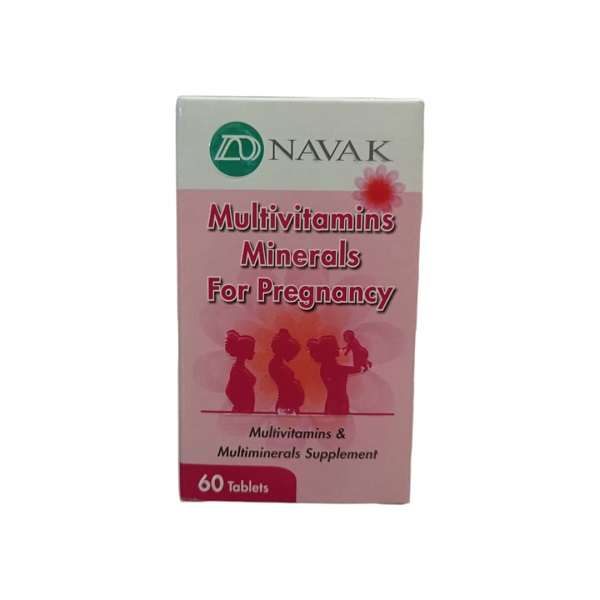 قرص مولتی ویتامین و مینرال بارداری ناوک بسته 60 عددی
