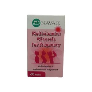 قرص مولتی ویتامین و مینرال بارداری ناوک بسته 60 عددی