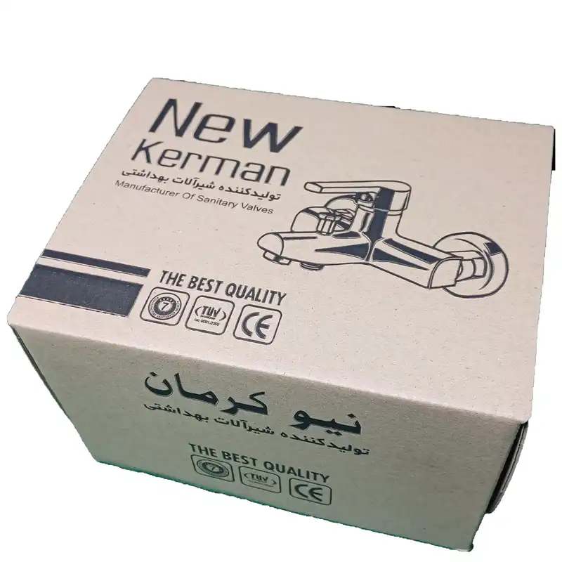 شیر حمام نیو کرمان مدل قاصدک RXS876 به همراه علم دوش