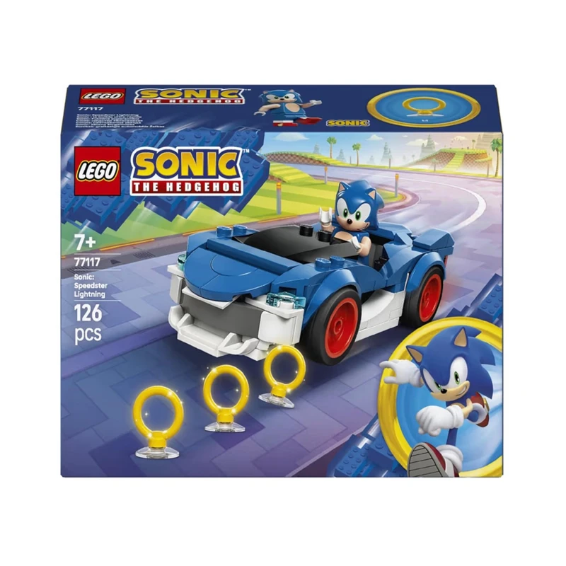  لگو 126 تکه سری Sonic the Hedgehog مدل Sonic: Speedster Lightning کد 77117